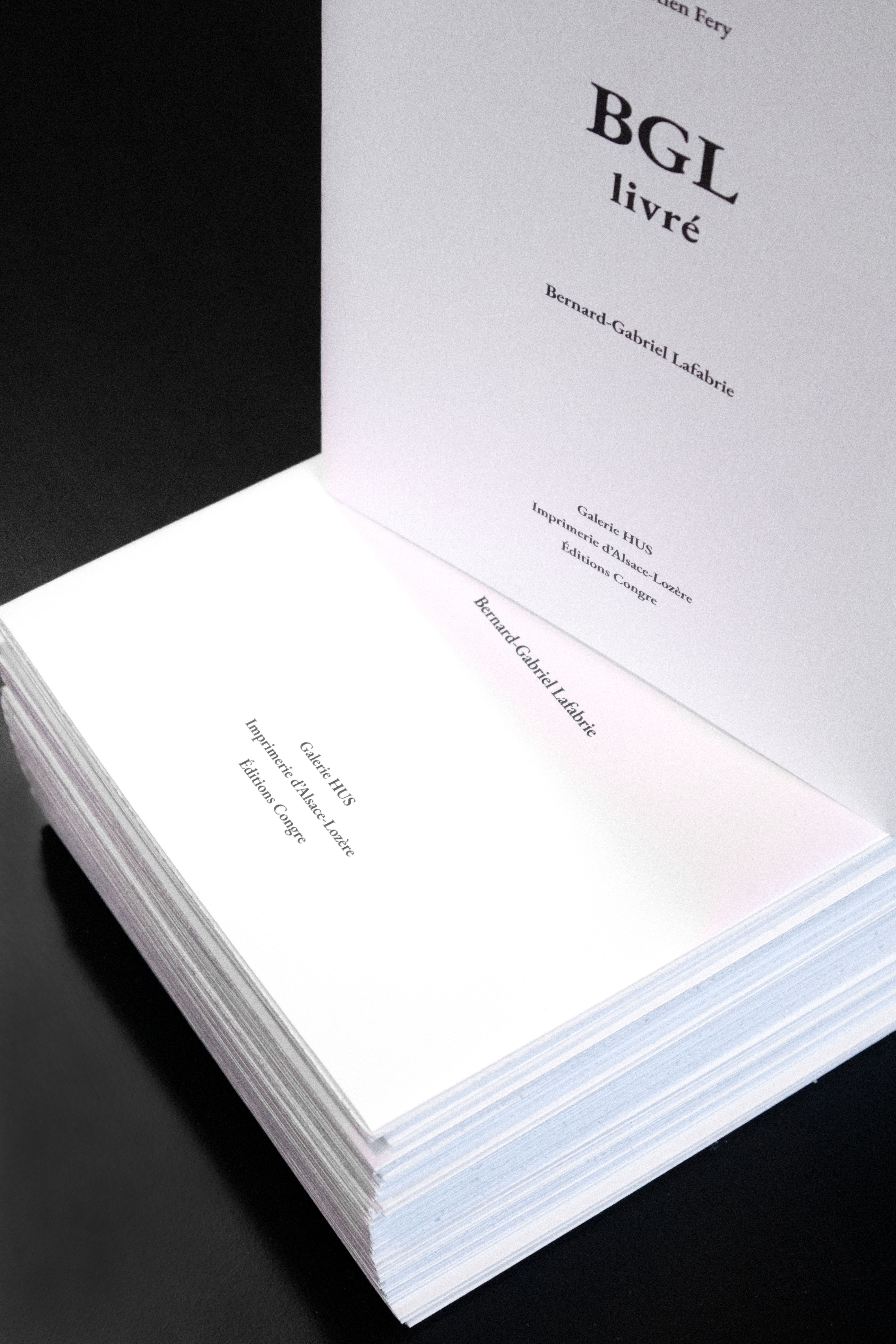 BGL livré (extrait), portrait de l'auteur par Bernard-Gabriel Lafabrie